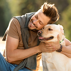 Labrador with Male Owner